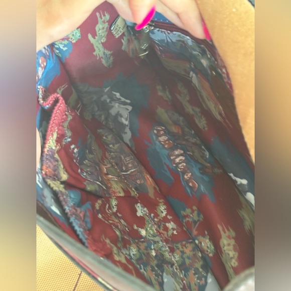 Patricia Nash Nubuck Suede Crossbody – Chocolate - Picture 5 of 16